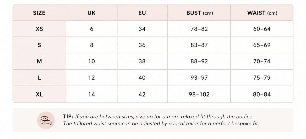 Size chart for Floral Printed V-Neck Maxi Dress