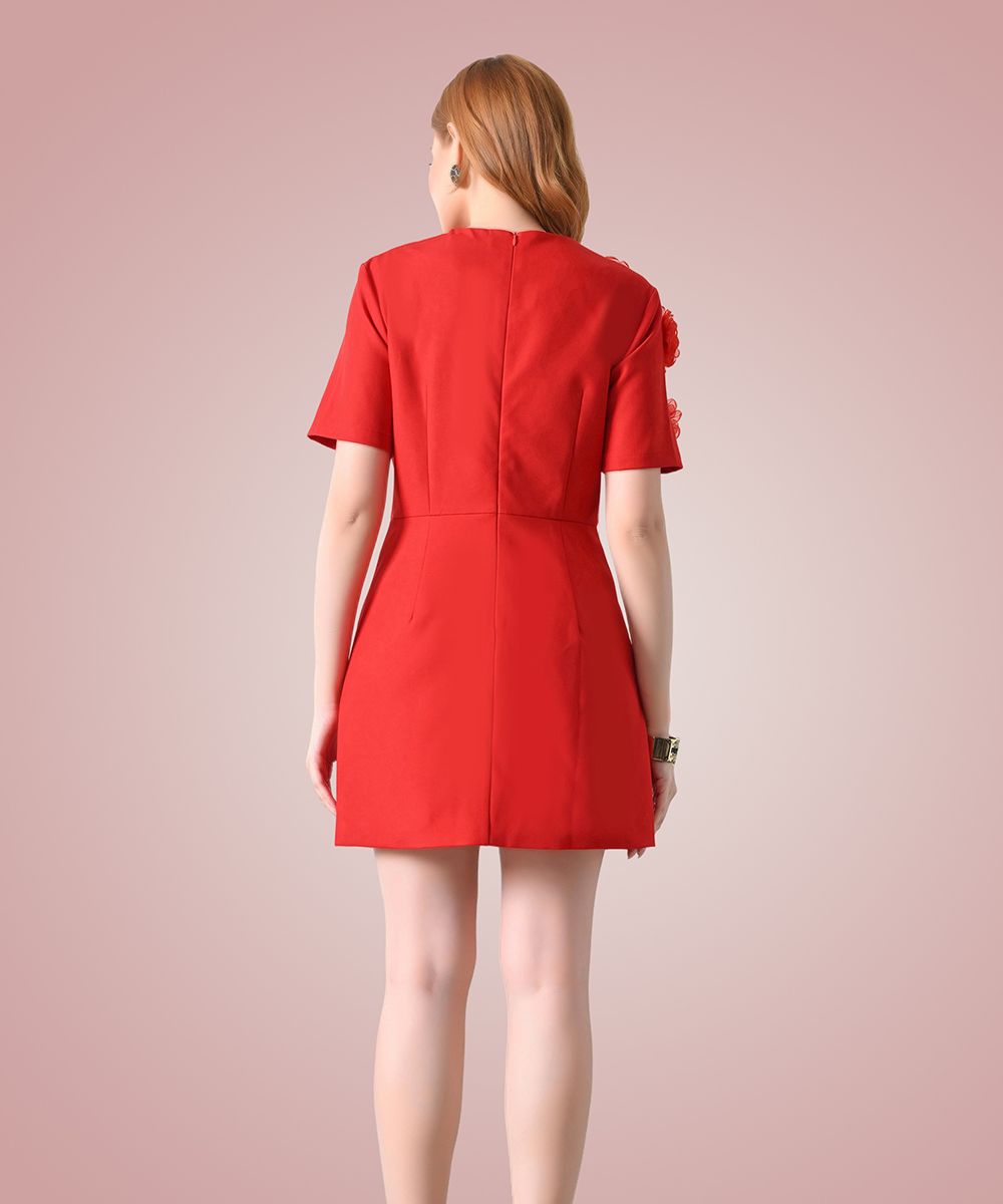 ROSÉ BLOOM Mini Dress