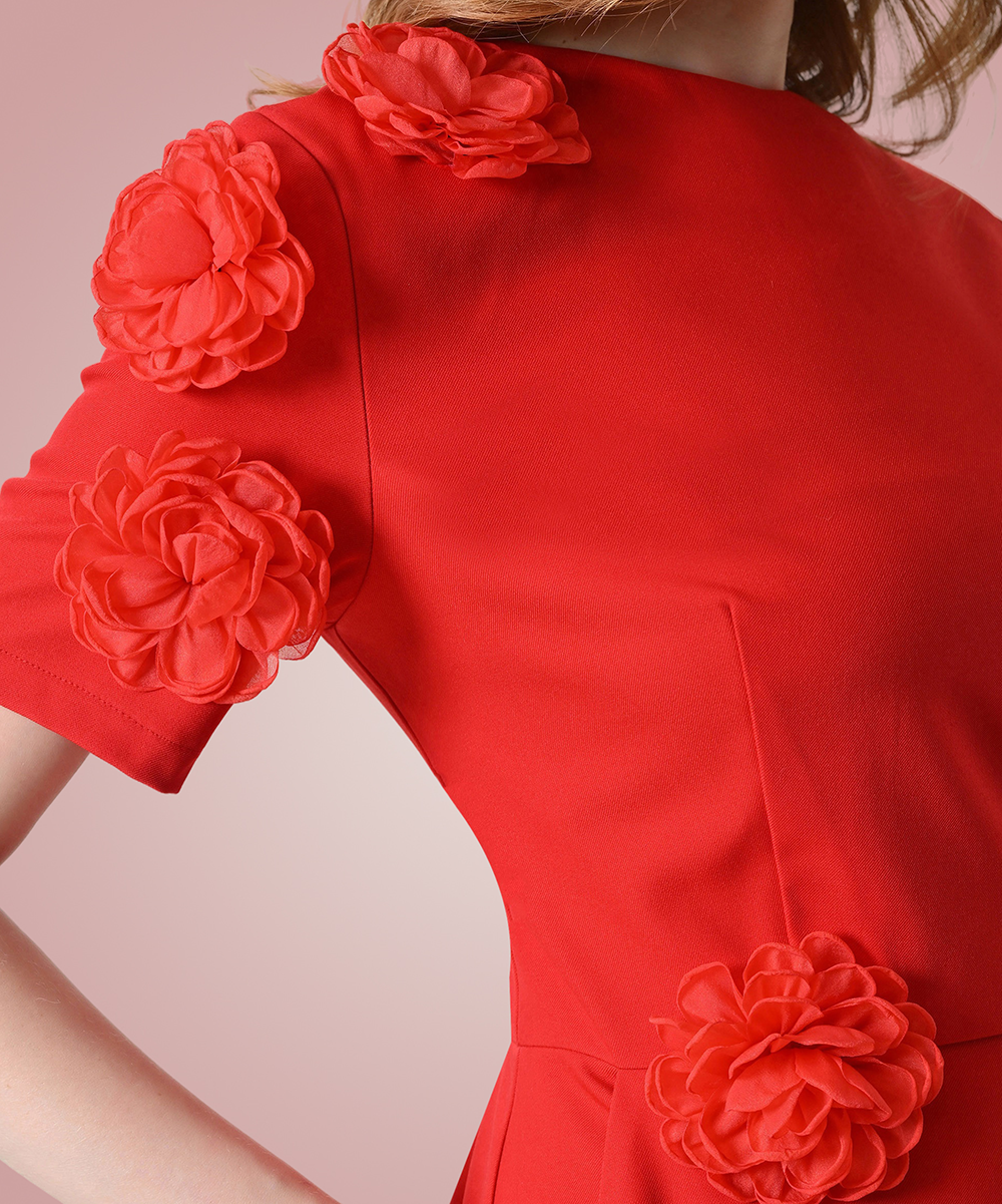 ROSÉ BLOOM Mini Dress