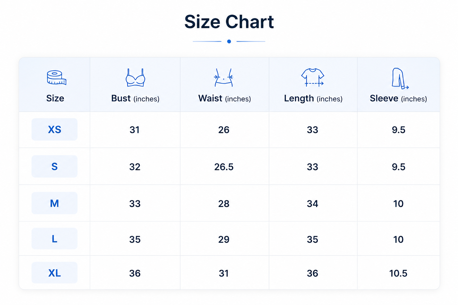 Size chart for Orange Colour with Red Floral printed Sheath Dress