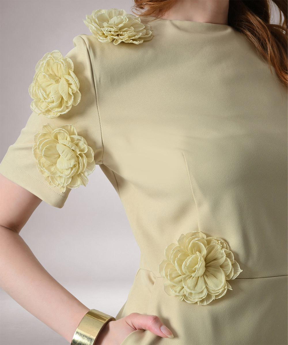 ROSÉ BLOOM Mini Dress
