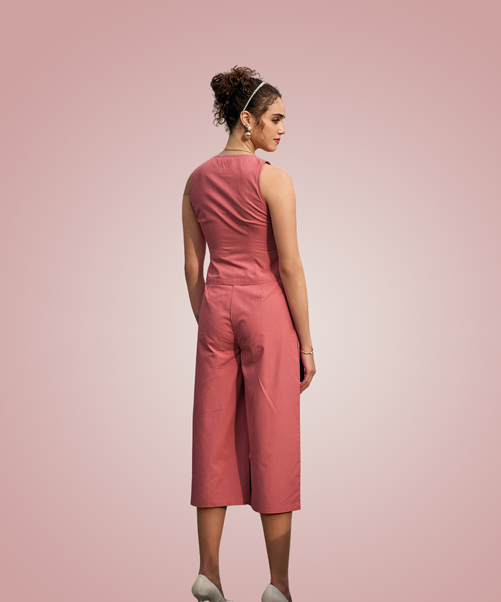 Women Pink Culottes