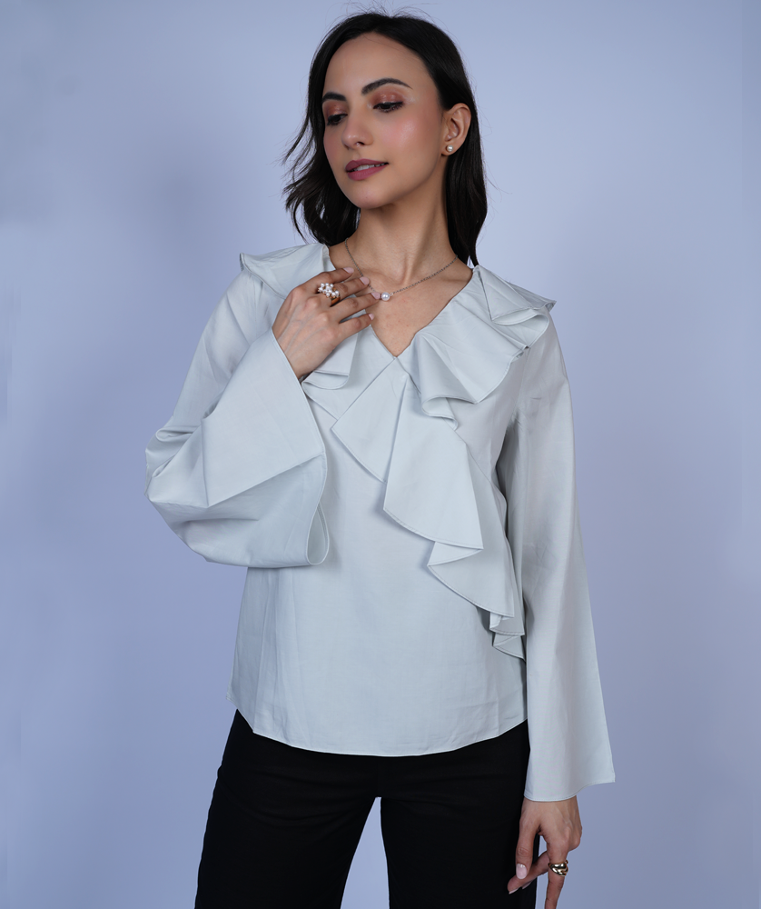Shadow rhapsody blouse